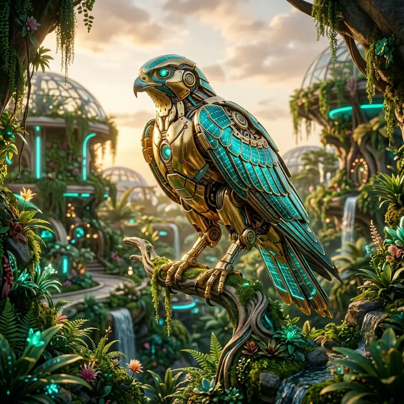 Aura the mechanical falcon